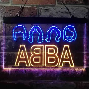 Abba Logo Neon-Like LED Sign
