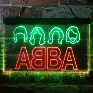 Abba Logo Neon-Like LED Sign
