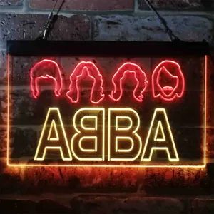 Abba Logo Neon-Like LED Sign