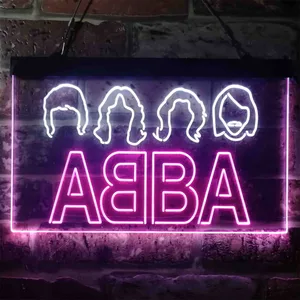 Abba Logo Neon-Like LED Sign