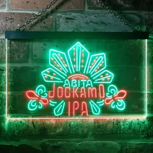 Abita Beer Jockamo IPA Neon-Like LED Sign- Dual Color