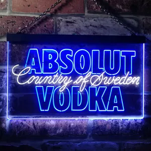 Absolut Vodka Country Of Sweden Neon-Like LED Sign
