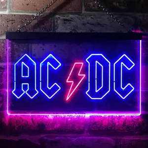 AC/DC Logo 1 Neon-Like LED Sign