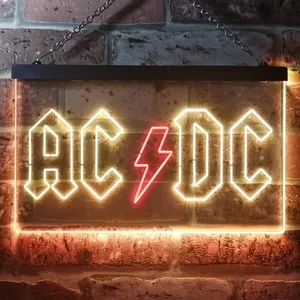 AC/DC Logo 1 Neon-Like LED Sign