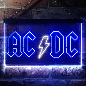 AC/DC Logo 1 Neon-Like LED Sign