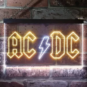 AC/DC Logo 1 Neon-Like LED Sign