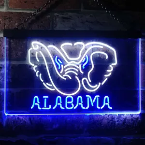 Alabama Crimson Tide Logo 1 Neon-Like LED Sign