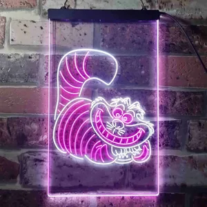 Alice in Wonderland Cheshire Cat Neon-Like LED Sign