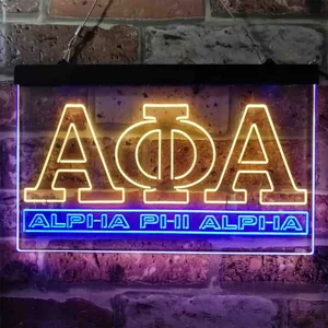 Alpha Phi Alpha Logo Neon-Like LED Sign