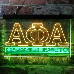 Alpha Phi Alpha Logo Neon-Like LED Sign