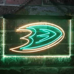 Anaheim Ducks Logo 1 Neon-Like LED Sign