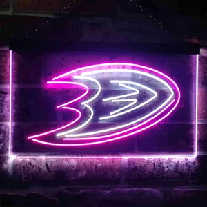 Anaheim Ducks Logo 1 Neon-Like LED Sign