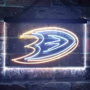 Anaheim Ducks Logo 1 Neon-Like LED Sign