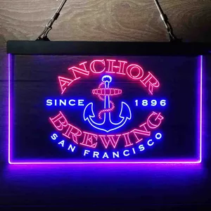 Anchor Since 1896 Neon-Like LED Sign