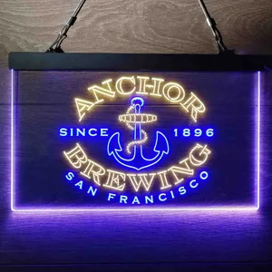 Anchor Since 1896 Neon-Like LED Sign