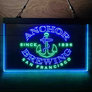 Anchor Since 1896 Neon-Like LED Sign