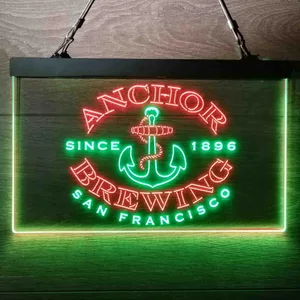Anchor Since 1896 Neon-Like LED Sign