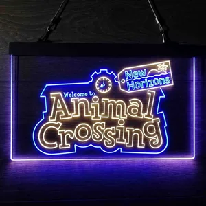 Animal Crossing New Horizons Neon-Like LED Sign