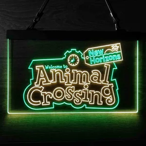 Animal Crossing New Horizons Neon-Like LED Sign
