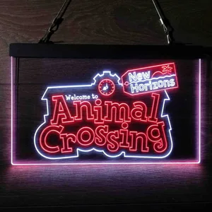 Animal Crossing New Horizons Neon-Like LED Sign