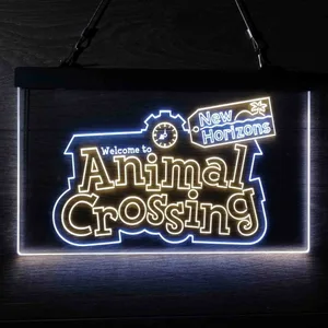 Animal Crossing New Horizons Neon-Like LED Sign