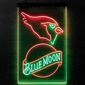 Arizona Cardinals Blue Moon Neon-Like LED Sign