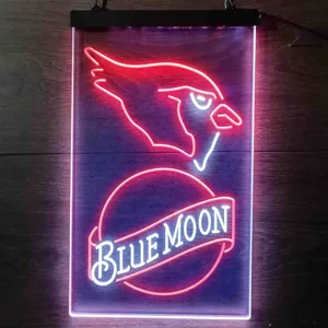 Arizona Cardinals Blue Moon Neon-Like LED Sign