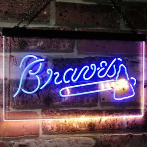 Atlanta Braves  Logo 1 Neon-Like LED Sign