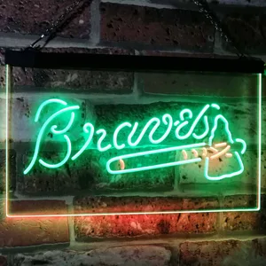 Atlanta Braves  Logo 1 Neon-Like LED Sign