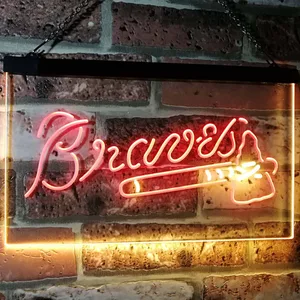 Atlanta Braves  Logo 1 Neon-Like LED Sign