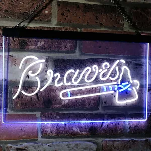 Atlanta Braves  Logo 1 Neon-Like LED Sign