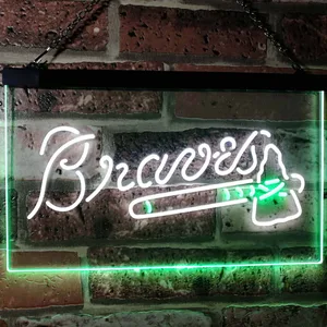 Atlanta Braves  Logo 1 Neon-Like LED Sign