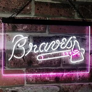 Atlanta Braves  Logo 1 Neon-Like LED Sign
