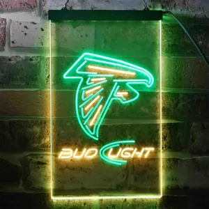 Atlanta Falcons Bud Light Neon-Like LED Sign