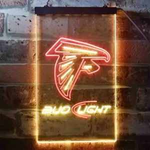 Atlanta Falcons Bud Light Neon-Like LED Sign