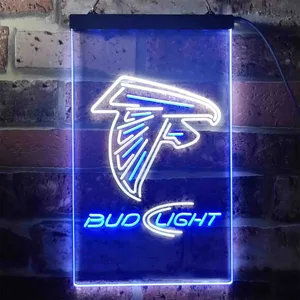 Atlanta Falcons Bud Light Neon-Like LED Sign