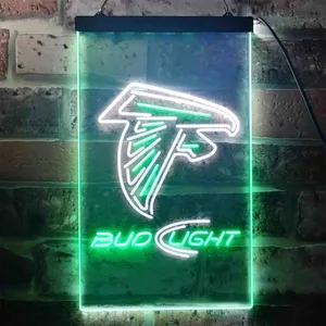 Atlanta Falcons Bud Light Neon-Like LED Sign