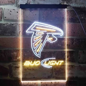 Atlanta Falcons Bud Light Neon-Like LED Sign