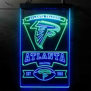 Atlanta Falcons EST 1966 Neon-Like LED Sign