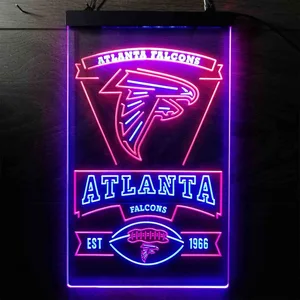 Atlanta Falcons EST 1966 Neon-Like LED Sign