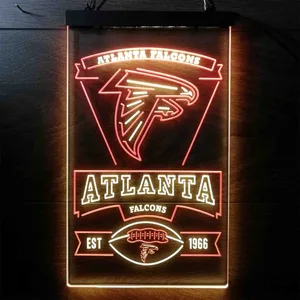 Atlanta Falcons EST 1966 Neon-Like LED Sign