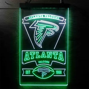 Atlanta Falcons EST 1966 Neon-Like LED Sign