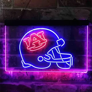 Auburn Tigers Helmet Neon-Like LED Sign