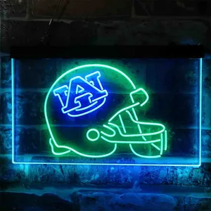 Auburn Tigers Helmet Neon-Like LED Sign