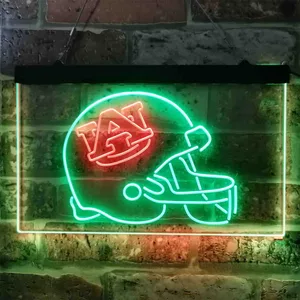Auburn Tigers Helmet Neon-Like LED Sign
