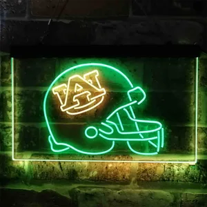 Auburn Tigers Helmet Neon-Like LED Sign
