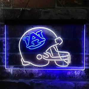Auburn Tigers Helmet Neon-Like LED Sign