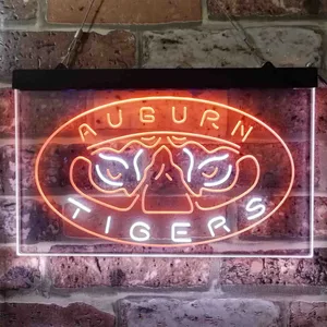 Auburn Tigers Tiger Eyes Logo Neon-Like LED Sign