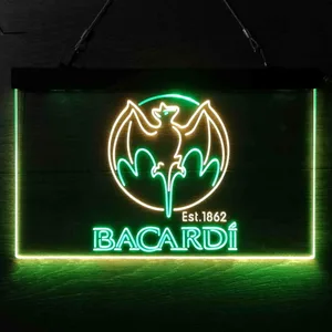 Bacardi Bat Est. 1862 Neon-Like LED Sign