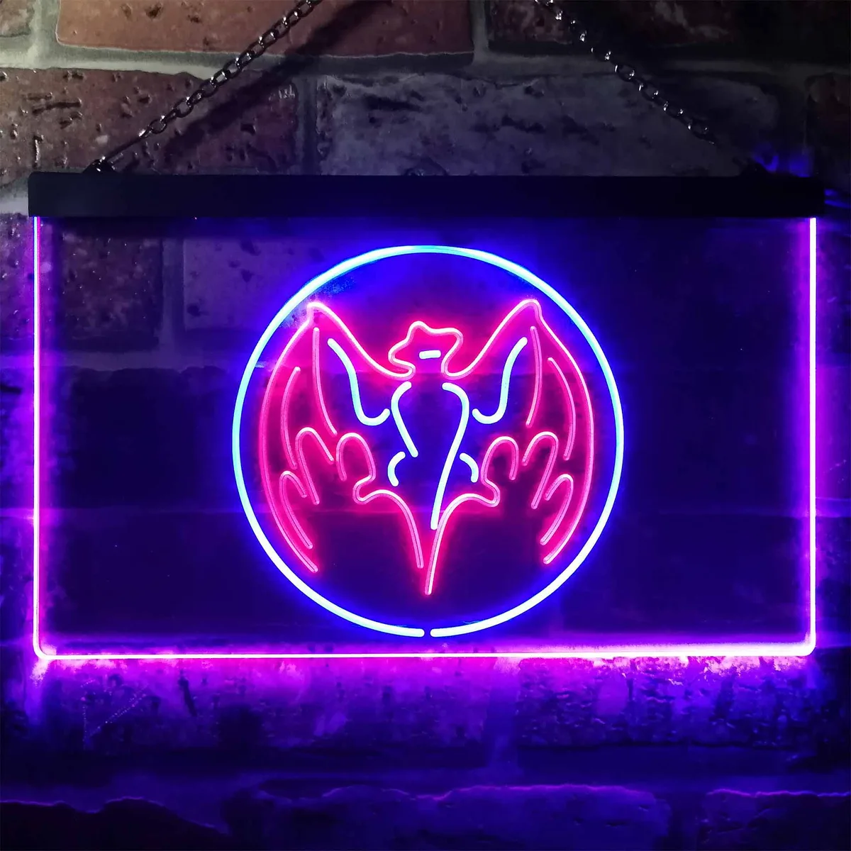 Bacardi Bat Logo Neon-Like LED Sign